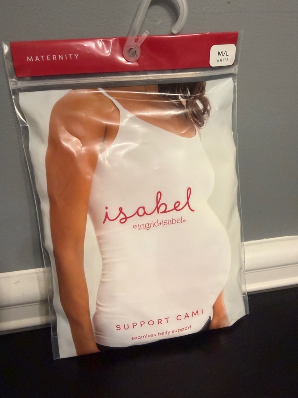 isabel by ingrid+isabel White Maternity Support Cami - M/L